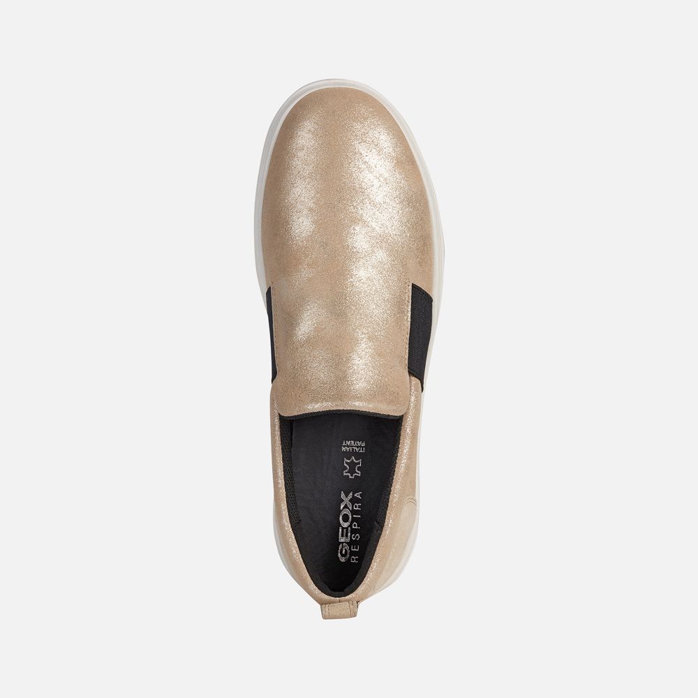 Geox Bayan Spor Ayakkabı Bej Rengi - Pontoise - KOQ-754608